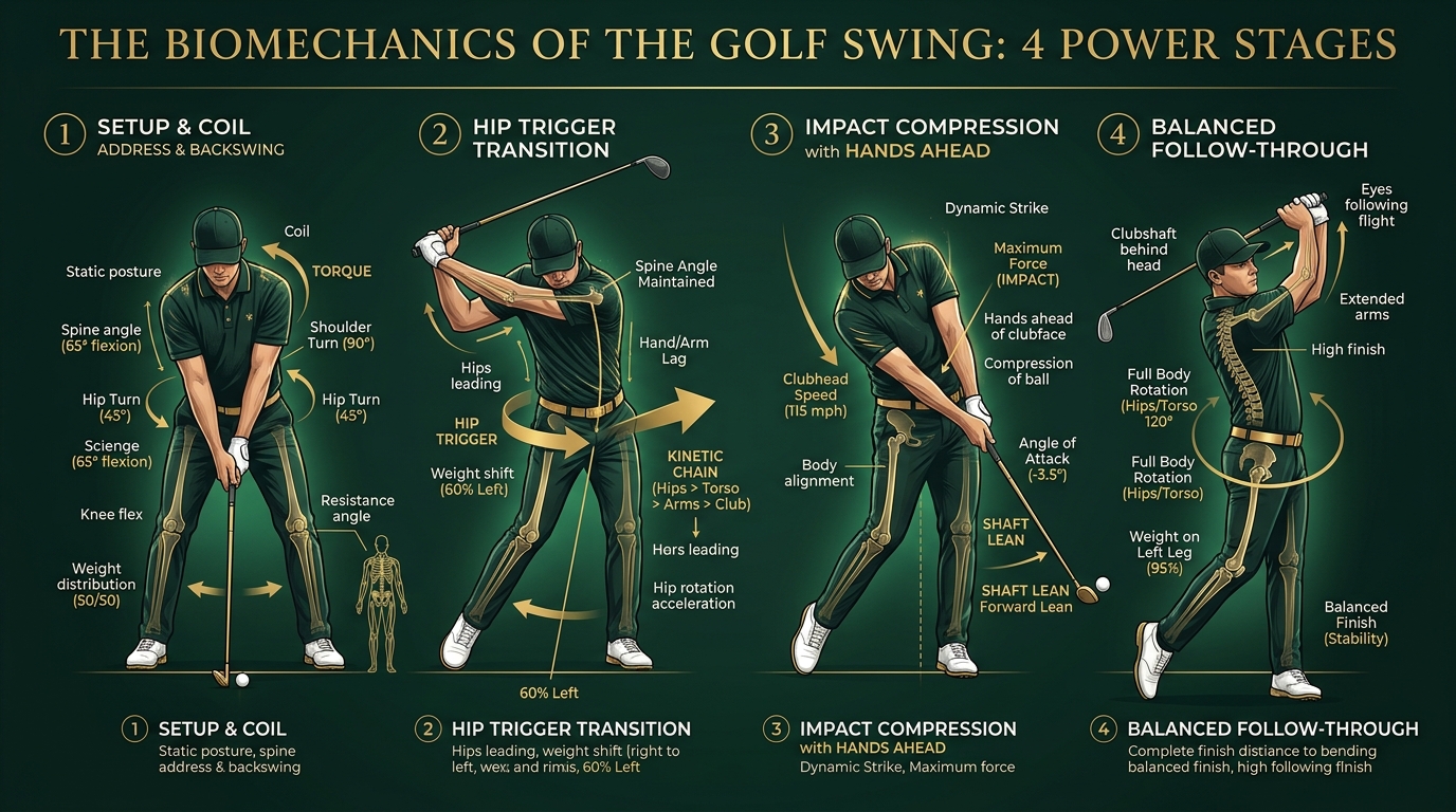 Kinetic Swing Sequence Biomechanics